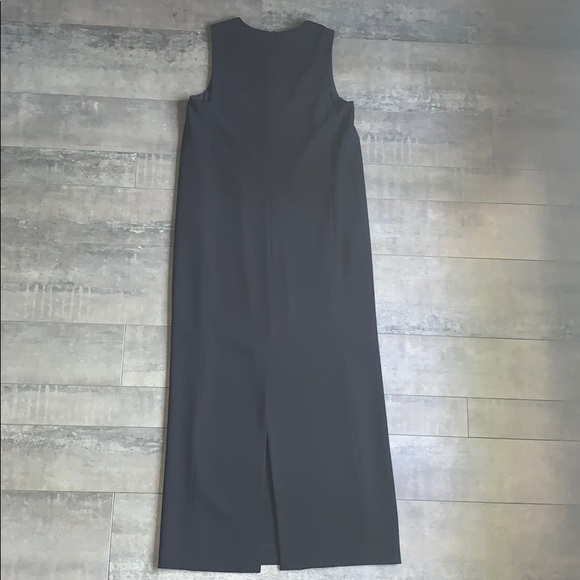 Theory Black Maxi Crepe Dress - Picture 4 of 6